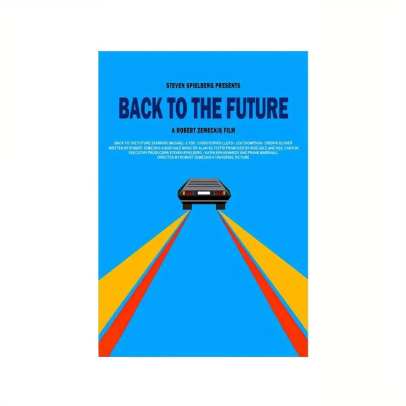 Back to the Future Movie Wall Art Poster (50x70cm) - 1 Piece - ملصق